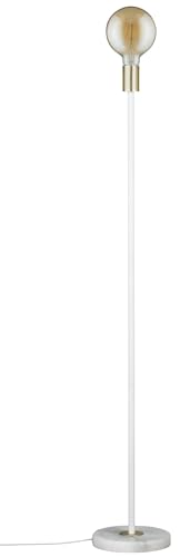 Paulmann 79615 Neordic Stehleuchte Nordin max. 1x20W Stehlampe für E27 Lampen Standleuchte Weiß/Gold matt 230V Marmor/Metall ohne Leuchtmittel