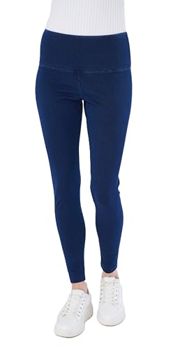 Legging taille haute anti-glisse coton élasthanne gainant pour affiner la silhouette
