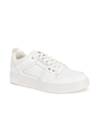 Calvin Klein Basket à Lacets au design épuré et Semelle Bicolore Cupsole R Blanc exclusive