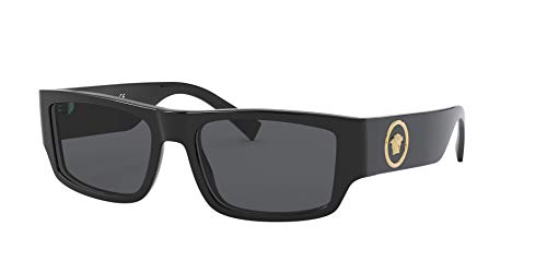 Versace Unisex 0VE4385 Sonnenbrille, Negro, 56