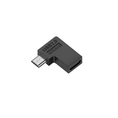 ���{�̒������ MSL FORCE USB-C to Micro-USB �ϊ��A�_�v�^ �I�X ���X 480Mbps PD 10W (5V2A) �����[�d USB2.0 U�� L�� BC (A�^�C�v, 1��)