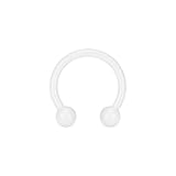 ✔ Material: Chirurgenstahl 316L | Stabdicke: 1,6mm | Gewinde: 1,2mm | Durchmesser: 8mm, 10mm, 12mm | Kugelgröße: 4+4mm