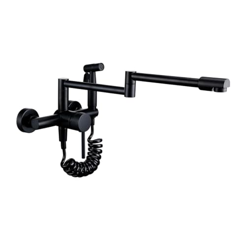 Robinet de cuisine Solid B noir mat au design minimaliste