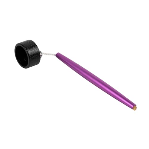Cru5h Billiards Aluminum Circle Cue Chalk Holder, Custom Crafted Billiards Chalk Holder, Portable Billiards Pool Accessories for Taom v10 Chalk, Taom Pyro & Generic Chalk (Purple)