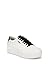 Dr. Scholl's Shoes Womens Time Off Max Platform Sneaker White/Black Smooth 9 M