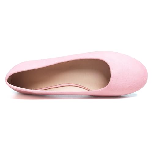 Image of Dear Time Women's Flats Comfortable Slip On Ballet Flats Soft Solid Casual Shoes