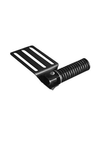 Image of Universal Adjustable Scooter Footrest - Both Side Mount Foot Pegs for Electric & Petrol Scooters | Heavy-Duty, Rust-Proof, Foldable Design | Black Finish for Stylish Ride Comfort
