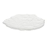 ANDRESLAD Plato de Cristal Transparente Irregular para Fruta y Postres Bandeja Elegante para Servir Snacks y Dulces Mesa