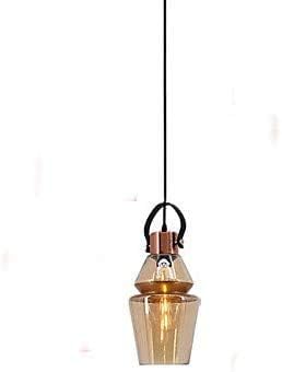 Pendant Light Ambient Light Electroplated Metal Glass Industrial Wind Cafe Glass Chandeliers Warm White 85-265V