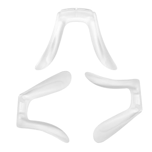 PRETYZOOM Soporte Nasal para Gafas Cámara de Aire 3 Piezas de Silicona en Forma de U para Uso Diario en Anteojos