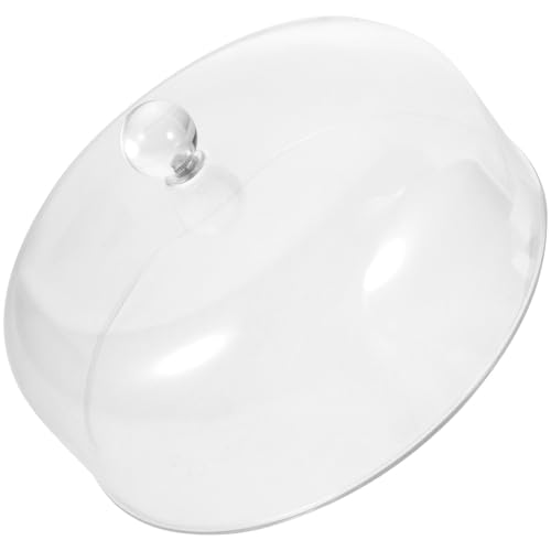Soporte para pasteles de 23 cm con cúpula protectora de plástico transparente 2