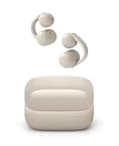 Sony LinkBuds Clip Open-Ear Truly Wireless Earbuds, Comfortable & Secure Fit, Lightweight Clip-On Design, Touch Controls, Ambient Sound Awareness, Water Resistant, Up to 37 Hrs of Playback, Greige