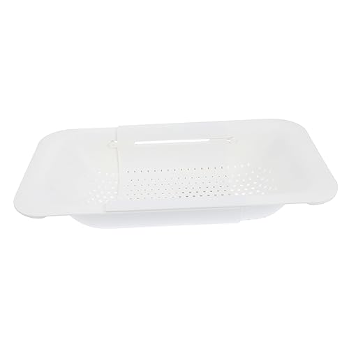 Cabilock Cesta De Drenaje Encogida Colador Contenedor De Alimentos Retráctil Canasta De Frutas Cesta De Drenaje De Frutas Rejilla De Drenaje Retráctil Desagüe Telescópico Páginas
