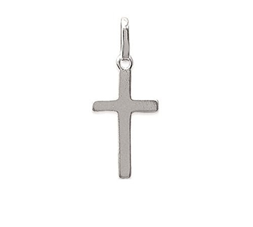Croix chrétienne pendentif en argent 925 idéal pour cadeau de baptême