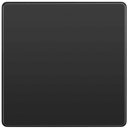 BG Evolve PCDBC94B Single Blank Plate - Black Chrome (Black)