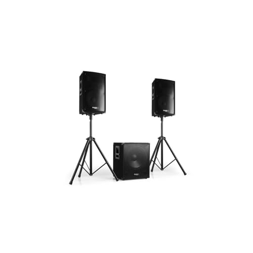 Ibiza Sound - Système sonorisation Complet SUB15A - DISCO8B - 2 Enceintes 12