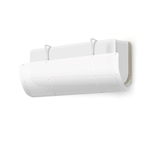 エアコン用風防 90×27cm 吊り下げ式 防風 風よけ 調節可能 エアバッフルシールド 家庭用 オフィス用 簡単設置