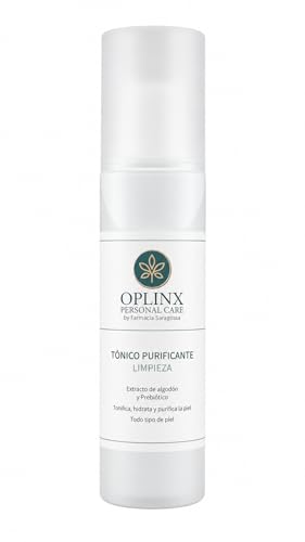 OPLINX Tónico Purificante Limpieza, Extracto de Algodón y Prebiótico, Todo Tipo de Piel