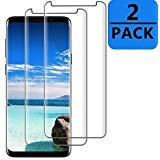 Samsung Galaxy S9 Screen Protector [2-Pack], OLINKIT [Case-Friendly] Tempered Glass Screen Protector for Samsung Galaxy S9 - (CLEAR)