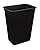 Amazon Basics Trash Can, Rectangular Commercial Office Wastebasket, 10 Gallon (Pack Of 1), Black (Previously AmazonCommercial brand)