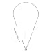 Produktbild JEWELS BY LEONARDO Halskette Clip & Mix Ninon  Anker-Kette aus silberfarbenem Edelstahl  Zwischenring für Charms Anhänger  70-71,3 cm Länge  Schmuck Geschenk für Frauen  025596