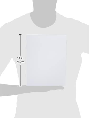 Copic Marker X-Press Blending Card 8.5 x 11-inch 25/Pkg-White, Other, Multicoloured, 1 Count (Pack of 1)