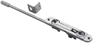 TOGU XHJBGC 6" Solid Lever Extension Flush Bolt For Metal Doors,Aluminum Doors,Steel Doors,Flush Mount Extension Bolt For Commercial Applications,Store,School,Office,Brushed Satin Nickel