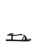 AllSaints Women's Tyla Eyelet Sandal Dark Brown 8