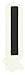 Brady 5010-I Gothic Quik-Align 1" Height, 1-1/4" Width, B-933 Vinyl, Black Color Legend "I" Letter (Pack Of 10)