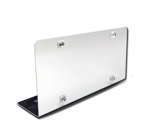 (L1012) Flange Mount Stainless Steel 1 Plate License Plate Holder
