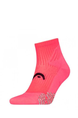 HEAD Calcetines Padel Quarter 1 par Coral Talla 43/46