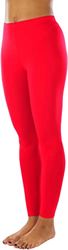 Image of ToBeInStyle Women's Skinny Fit Cotton Full Length Leggings Tights - Regular and Plus Sizes