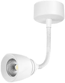 5W Warm White LED Ceiling Light Picture Spot Lamp Fixture Flexible Pipe Painted White