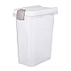 TRIXIE 24666 Tonne, luftdicht verschließbar, Kunststoff, 15 l/22 × 41 × 33 cm, transparent-we