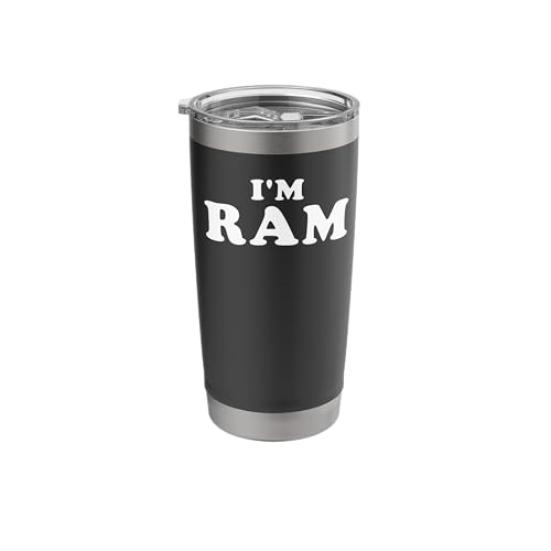 I'm Ram, My Name Is Ram, I am Ram, Personalized Stainless Steel Insulated Tumbler