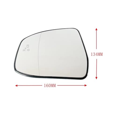 Rétroviseur chauffant Ford Focus grand angle avec affichage d'alerte angle mort passager - 4