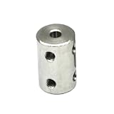 Präzisionskupplung, 1set Starre Wellenkupplung 4mm/5mm/6mm/8mm/10mm Motor Jaw Wellenkupplung Anschlusshülse #45 Stahl Übertragungsanschluss(5mm-8mm)