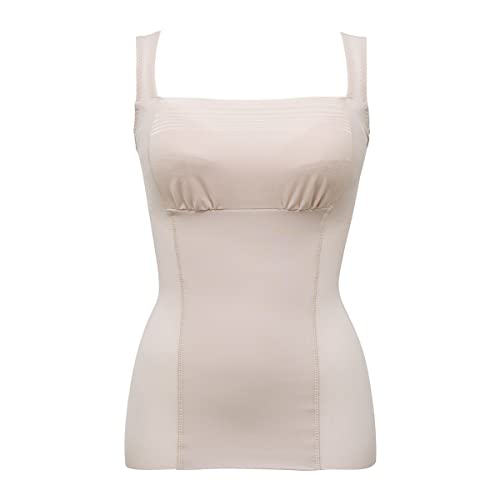[ルシアン] ボディシェイパー 段差がつきにくいカラダに BBスムーザー カップ付きシェイパー(姿勢サポート) 凸凹段差がスムーズに整う レディース ビスクベージュ L