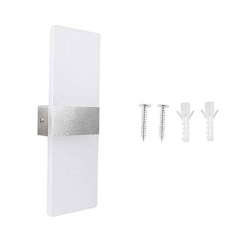 Aplique de pared LED de acrílico 12w Smd 2835 blanco luz alta luminosidad casa puerta