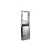 GP Georgia Pacific 59491 In-Wall Stainless Steel Recessed 12 Gallon Trash Receptacle For 16" Wall Cavities