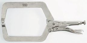 212 Main 9DR Locking Clamp with Regular Tips, 9 inch to 225 mm.