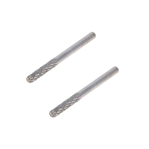 Fresillas rotativas 3mm doble patrón acero tungsteno 2pcs miniatura 1