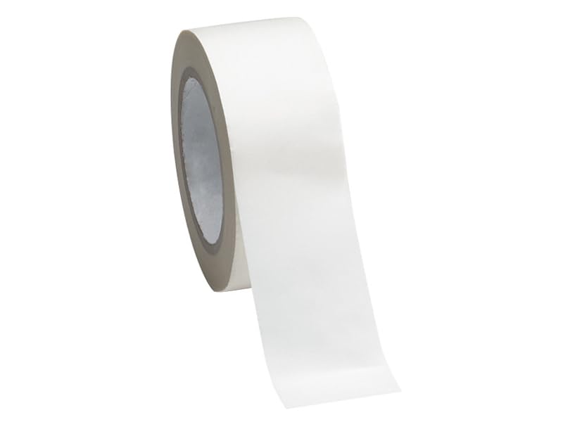 Caplugs PC198-SH Series PC198-6000 - Glass Cloth Tape - High Temp, Thermal Sprays, Blasting, Conformable, White Fiberglass, 1.969