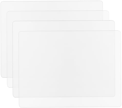 Silicone Placemats, Treerit 4 Pack Food-Grade Non-Slip Heat Resis...