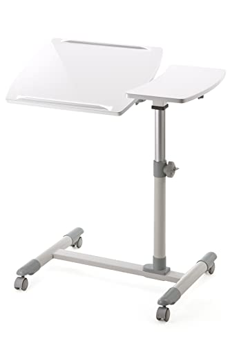 サンワダイレクト サイドテーブル 昇降式 キャスター付き 100-DESK040