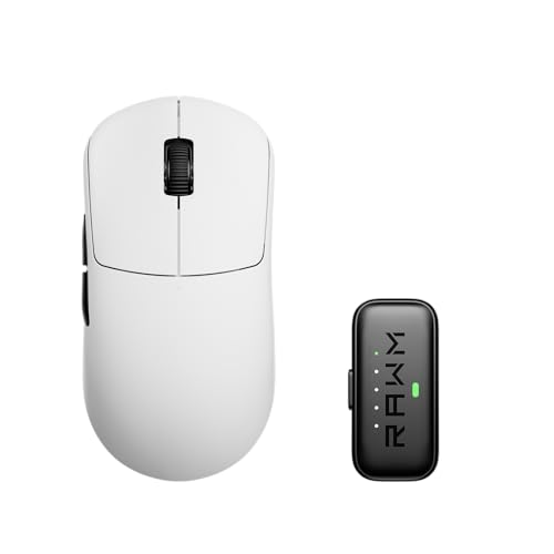 Leviathan V4 White ワイヤレスマウス ゲーミング 超軽量 PixArt 8,000Hzポーリングレート 大型マウスソール 日本正規代理店保証品