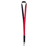 AllStyle By Patel Compatible Lanyard for Keys Lanyard Neck Strap Key Chain for Men Women Cool Neck Lanyards (Modern Lanyards, Red & Black - Modern)