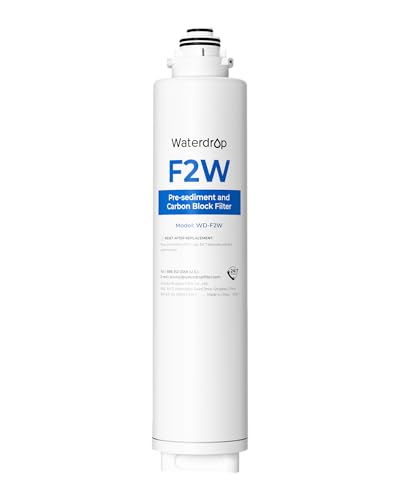 Waterdrop F2W Filter Only Replacement for X8-PRO & X12-PRO RO System