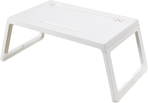 Zdaqian ローテーブル 折畳みテーブル センターテーブル プラスチック製 ちゃぶ台 座卓 折り畳み 省スベース 勉強机 四角い形 引き出し付き 筆置き 寝室 ベッド用 部屋 在宅勤務 (ホワイト)