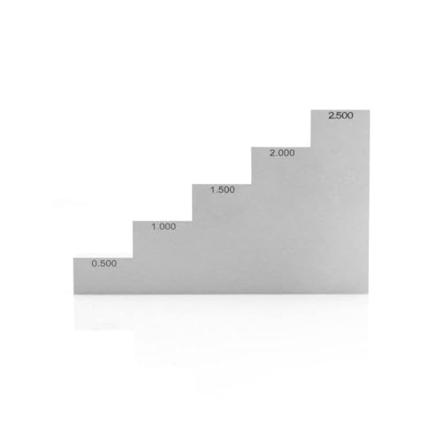 1018 Bloques de Calibración de Acero para Calibrador de Espesor Ultrasónico con Grosor 0.500" 1.000" 1.500" 2.000" 2.500" miniatura 3